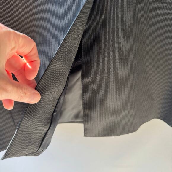 Ralph Ralph Lauren Men’s 44L Wool Blazer Sport Coat Black Micro Stripe Jacket - Picture 9 of 9